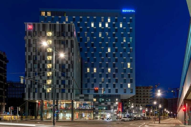 Das neue Novotel am Hauptbahnhof Wien.