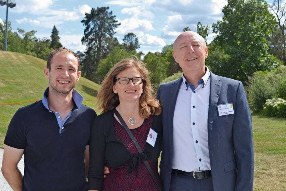 v.l.: Thomas Sonnleitner, Barbara und Ing. Otto Sonnleiter (Innungsmeister-Stv. Metalltechnik).