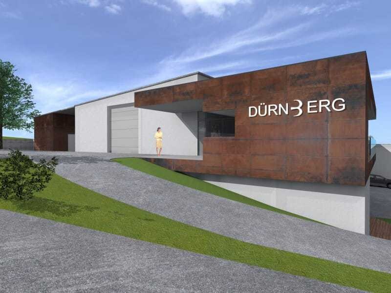 © Architekten Tauber Visualisierung des neuen Weinguts.