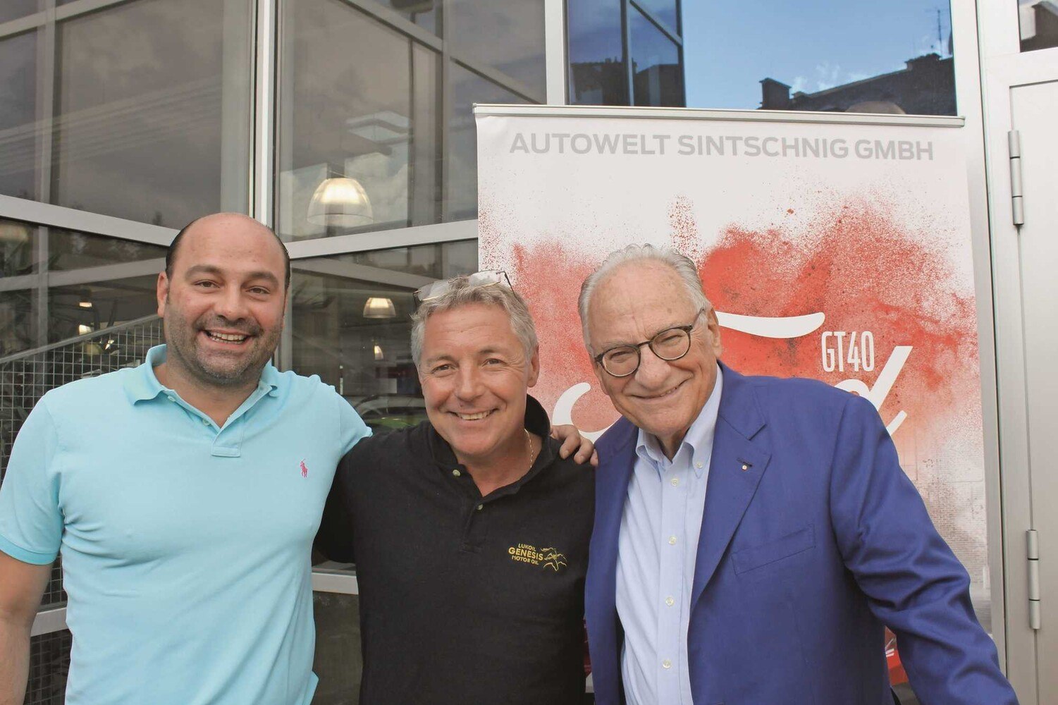 © KFZ Wirtschaft Geschäftspartner & Freunde: Benjamin Sintschnig, Bernhard Blasl, Josef Sintschnig (v. l.)