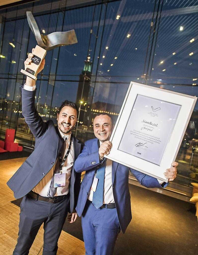 Gewinner des Swedish Steel Prize 2018 ist das italienische Unternehmen Mantella S.r.I.