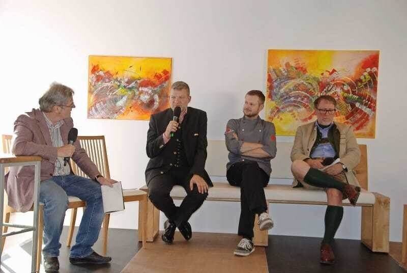 © Andreas Pangerl Die Diskussionsrunde: Vierich, Obermüller, Neustifter, Bergbaur (von links).