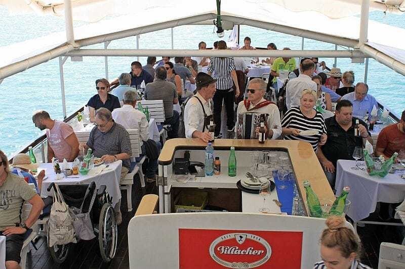 Auf dem historischen Dampfschiff Thalia klang die Tagung bei Buffet und zahllosen Gesprächen aus.
