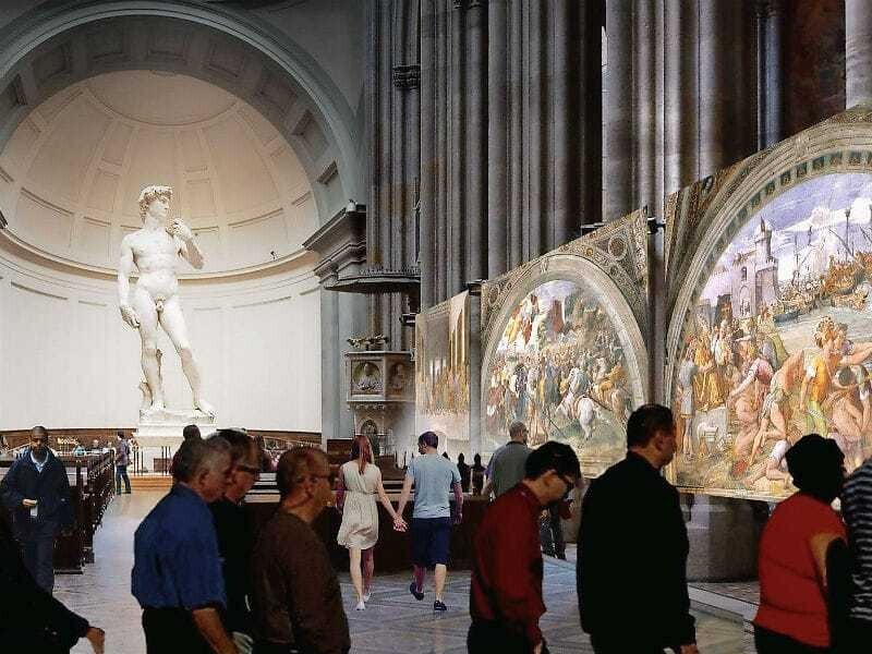 © Robin Consult MIkes 51 Reproduktionen der bekanntesten Werke der Kunstgeschichte sind bis Dezember in Wien zu sehen.
