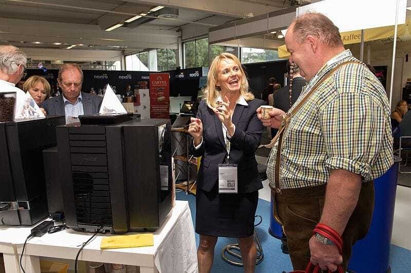 Mit 1. September - dem zweiten Messetag - war Kaffee für den Verkauf in der Trafik freigegeben. Das Thema stand naturgemäß auch auf der Messe im Fokus.