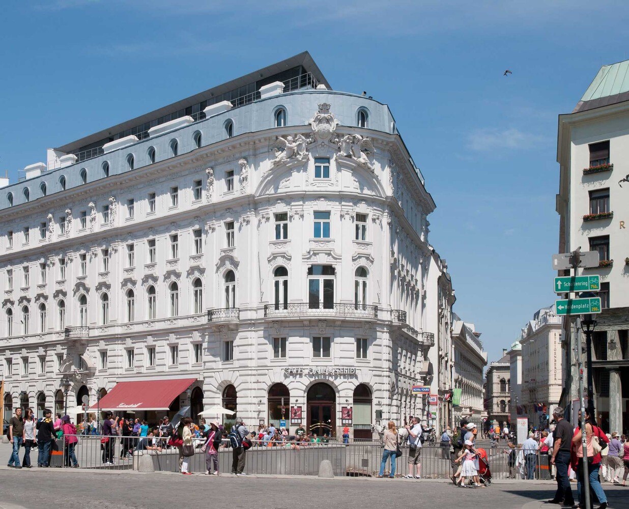 Toplage am Michaelerplatz