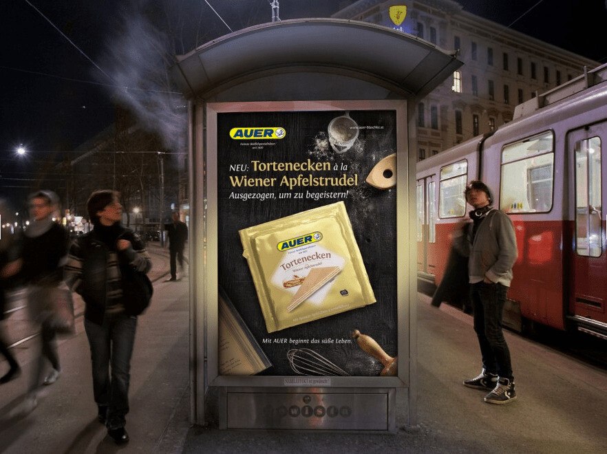 Tortenecken 99 Jahre nach der Erfindung: Die neue Kampagne von Auer.