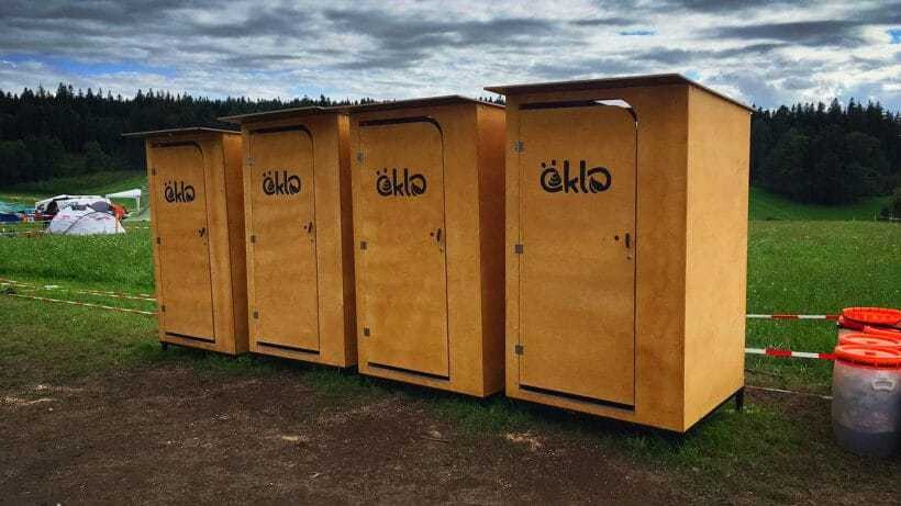 Öklo-Boxen im Einsatz.