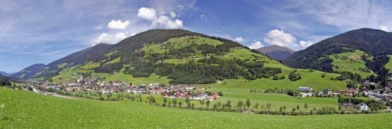 Das Panorama von Sillian.