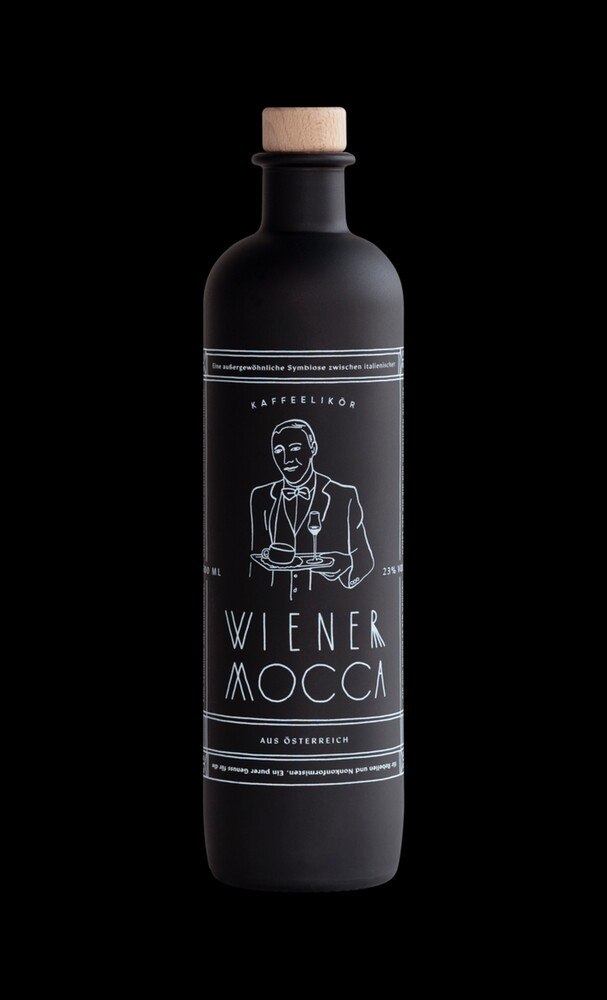 Black is beautiful: Die Flasche ist ein Hingucker.