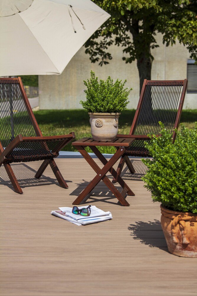 Nach wie vor im Trend: Dielen aus Wood Plastic Composite, kurz WPC.
