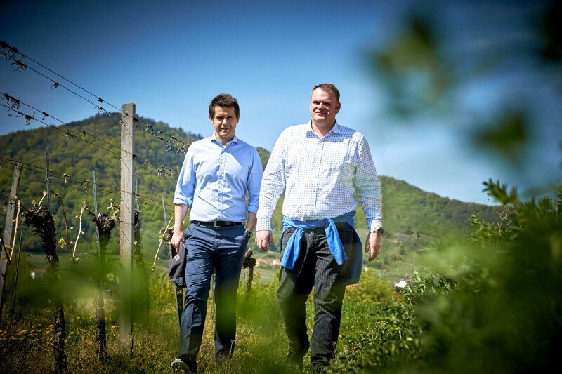 Roman Horvath (li.) und Heinz Frischengruber.