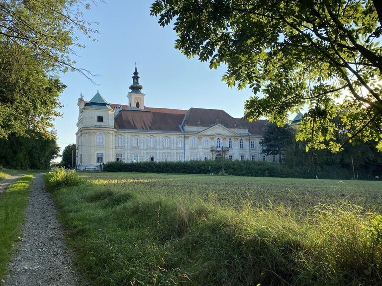 Das Schloss Heiligenkreuz-Gutenbrunn wurde mit Laserscannern vermessen.