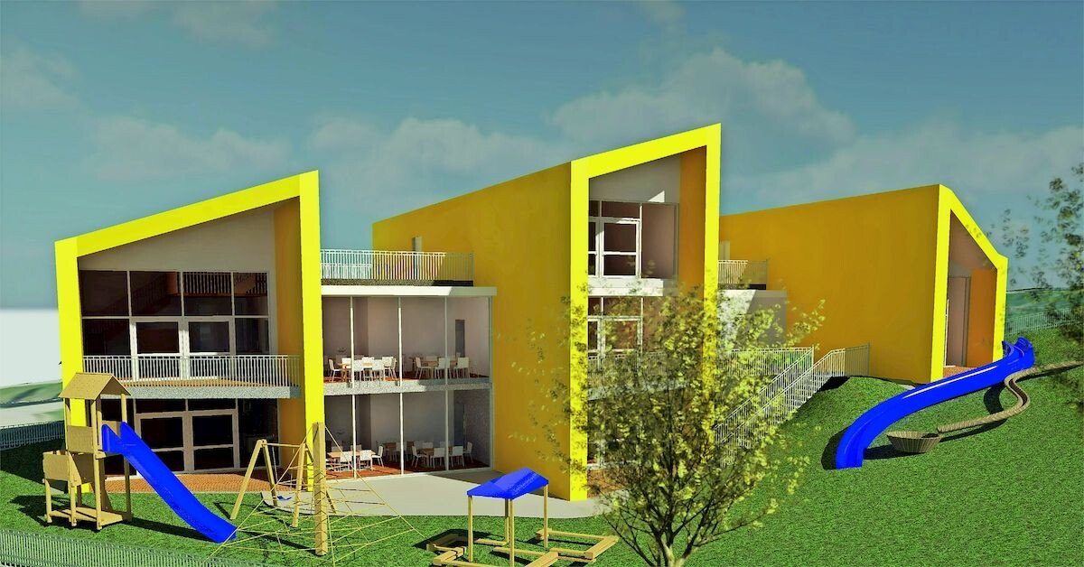 Der Kindergarten in der Tiroler Gemeinde Schwoich.
