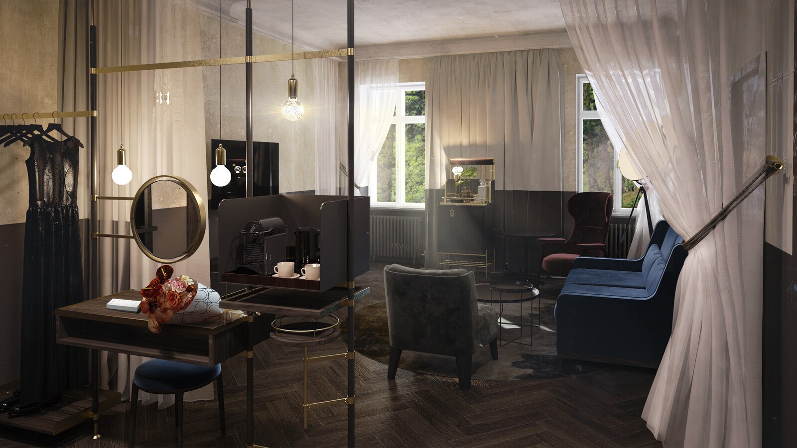 Blick ins Hotel Straubinger