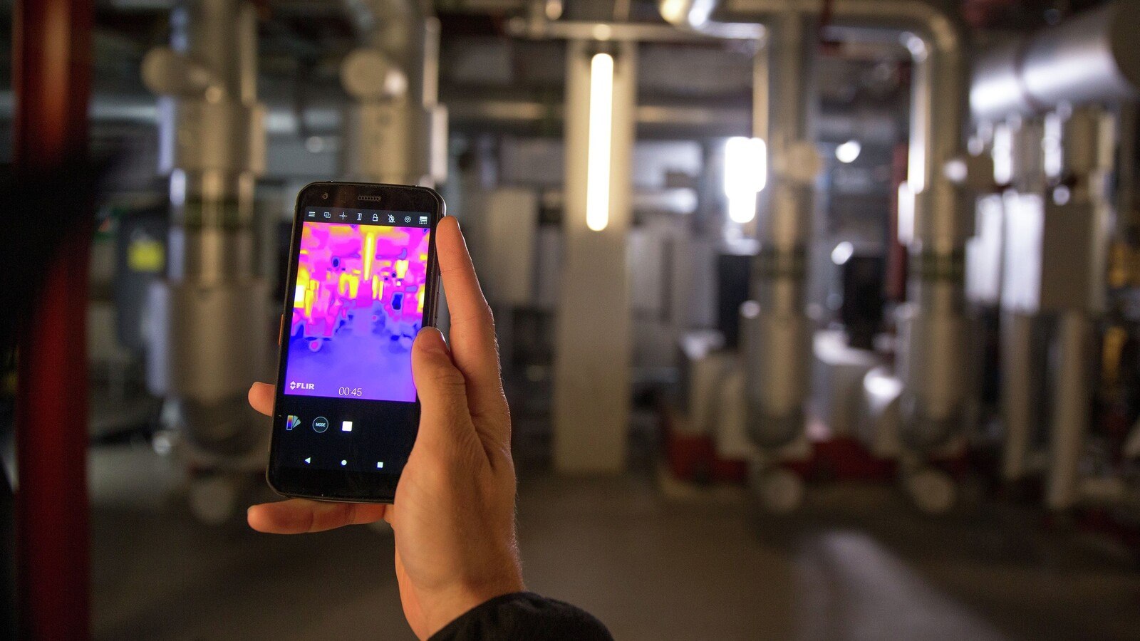 © CAT phones Einige Rugged-Modelle ermöglichen auch eine thermografische Dokumentation.