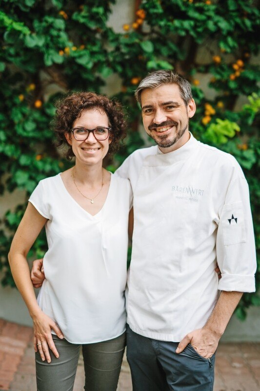 © Martin Hofmann Manuel und Claudia Ressi führen ihr Restaurant „Bärenwirt“ nach einer konsequenten Slow-Food-Philosophie.