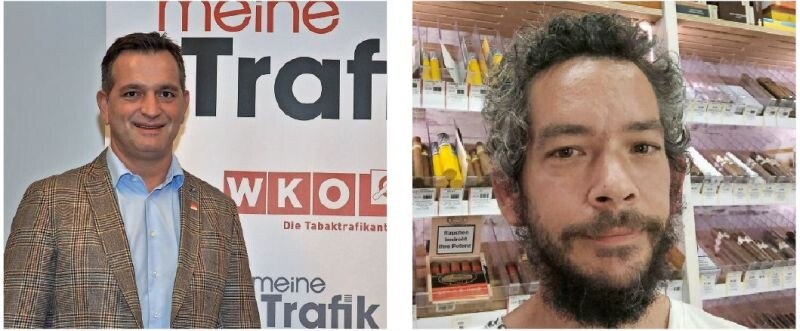 Wolfgang Streißnig ist Kärtner Landesgremialobmann und befürwortet einen freieren Nebenartikelkatalog. Michael Bleha, Trafikant in Wr. Neustadt, wünscht sich lediglich ein Entstauben sowie Spirituosen dazu.