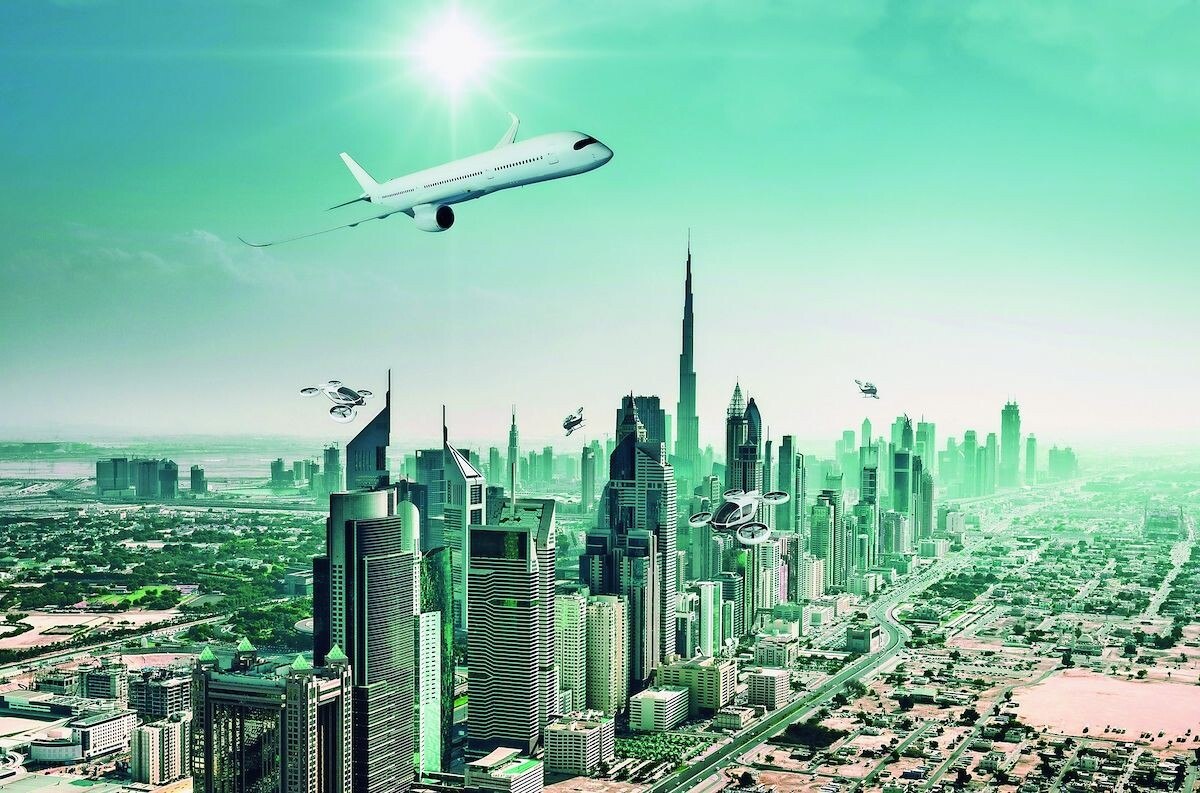 Moderne Verkehrsflugzeuge haben einen Leichtbauanteil von rund 50 Prozent.
