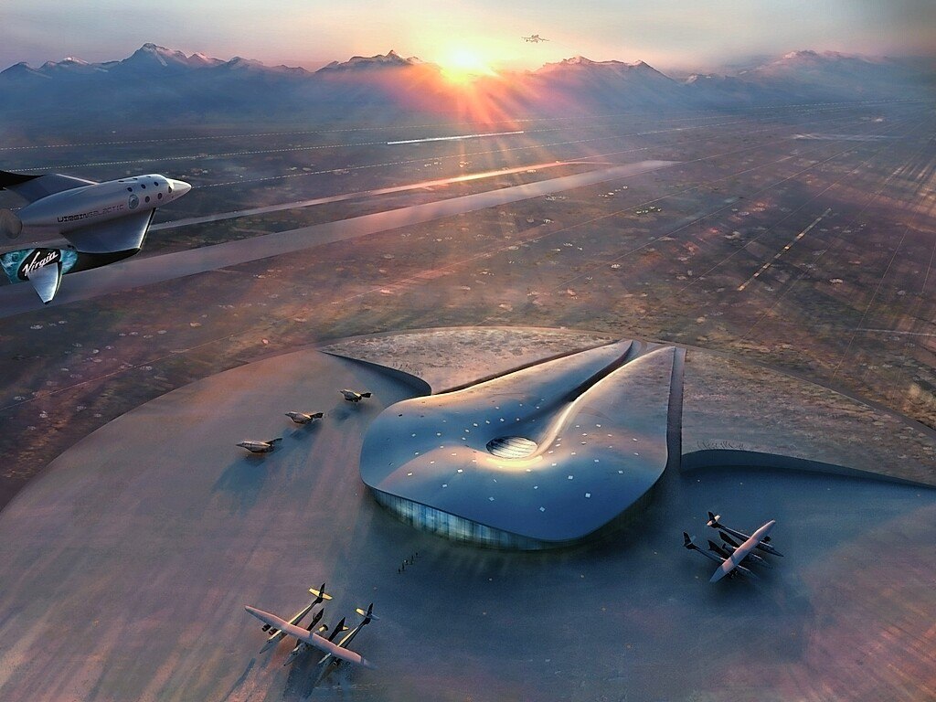 Der Spaceport America.