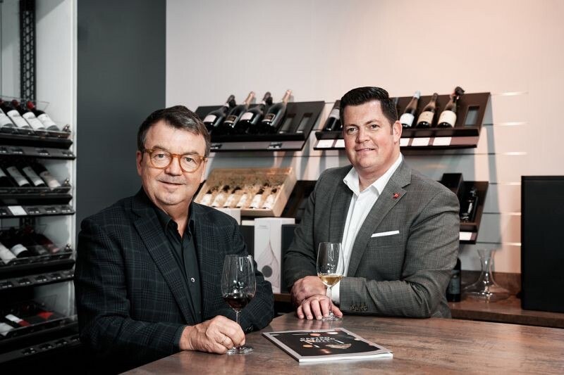 Wein & Co-GF Willi Klinger (links) und sein B2B-Vertriebsleiter Werner Greigeritsch.