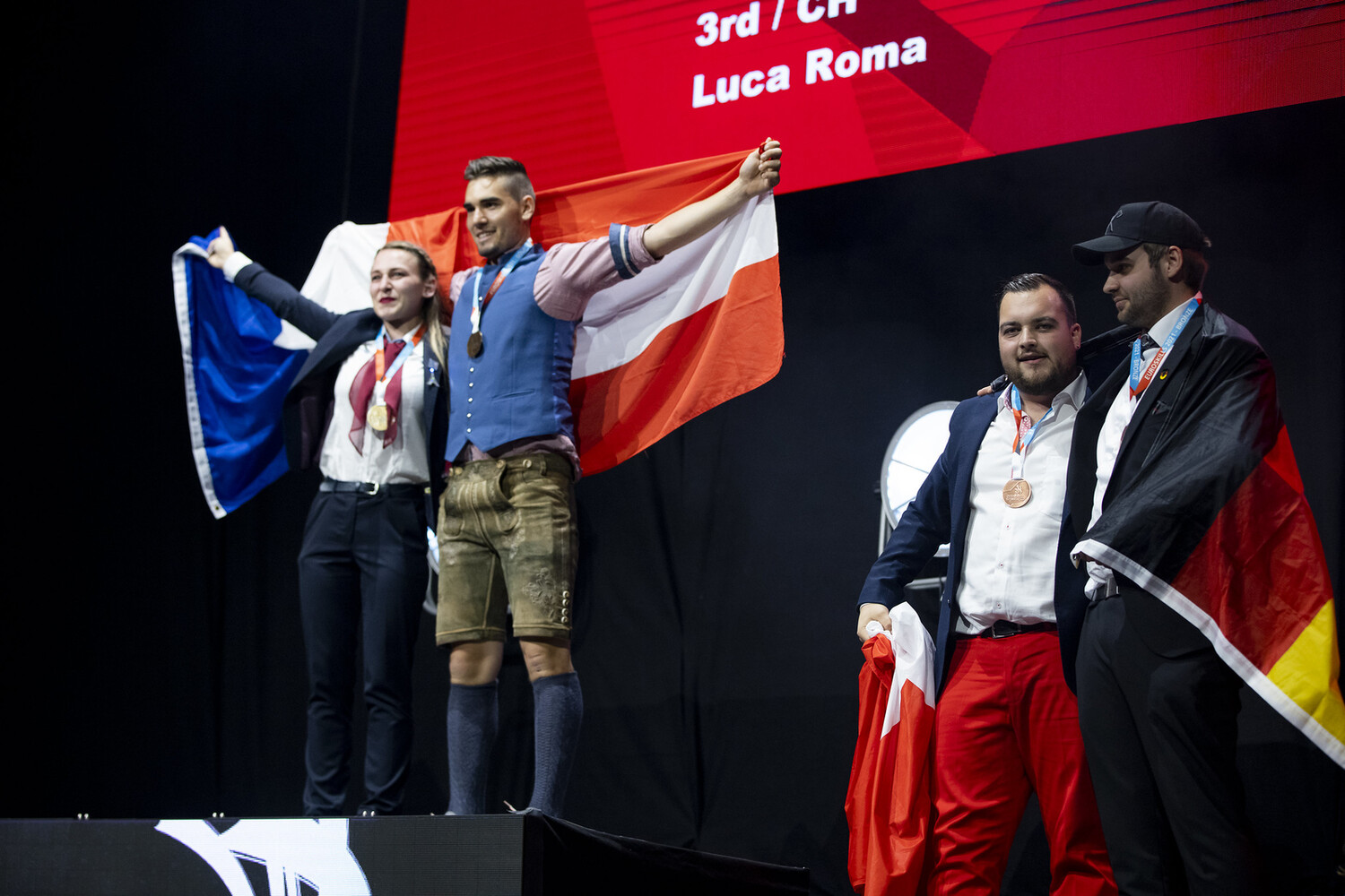 © EuroSkills 2021 Die Gewinner im Bewerb Glasbautechnik.