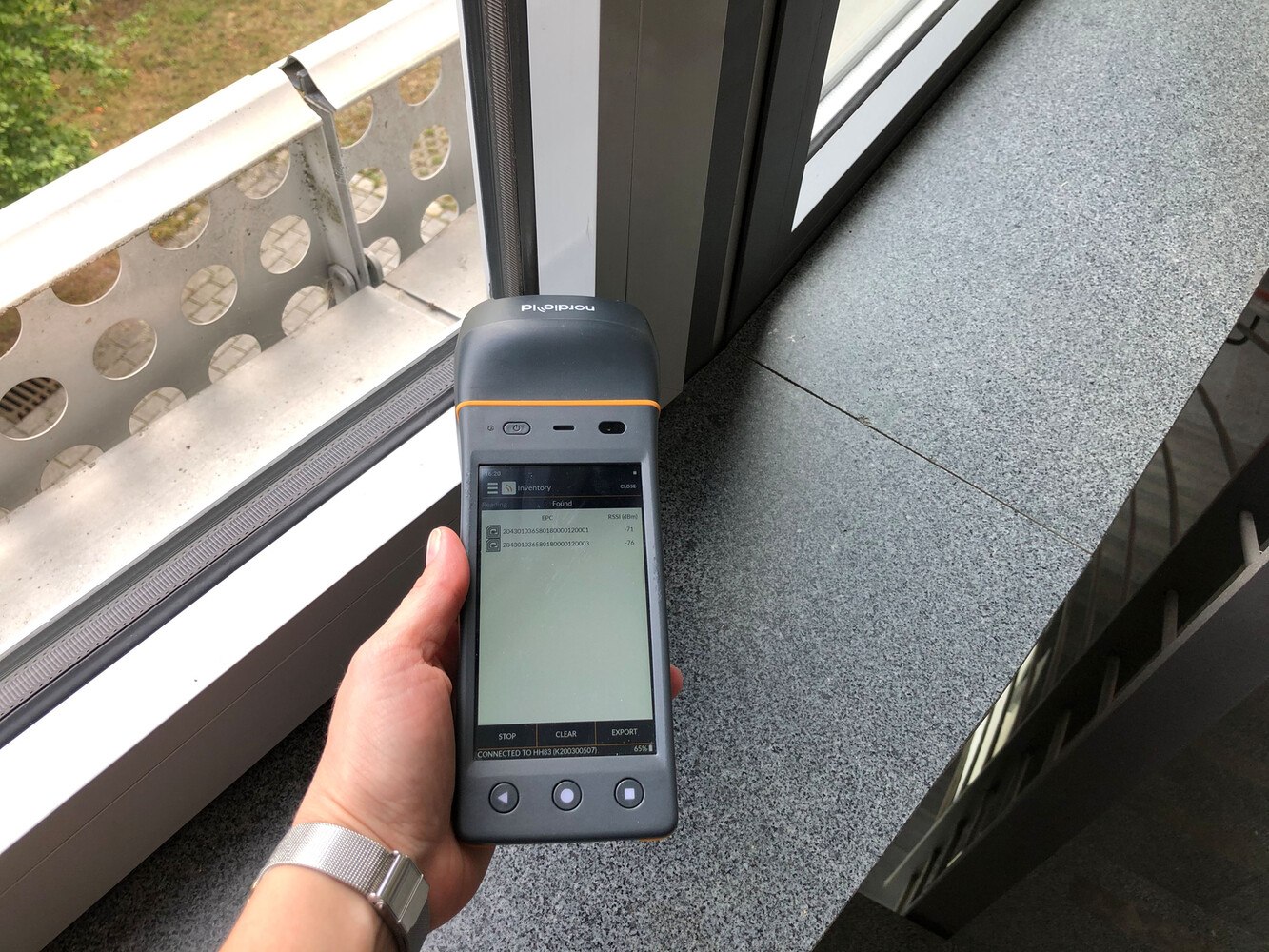 Dank "iWin" lassen sich zu jeder Zeit aussagekräftige Informationen beispielsweise zum Glas abrufen.