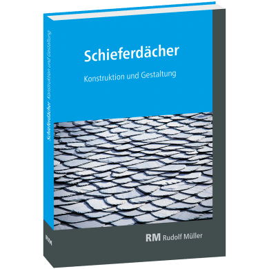 Das Fachbuch "Schieferdächer" beantwortet alle Fragen zu Technik und Gestaltung eines Schieferdaches. 