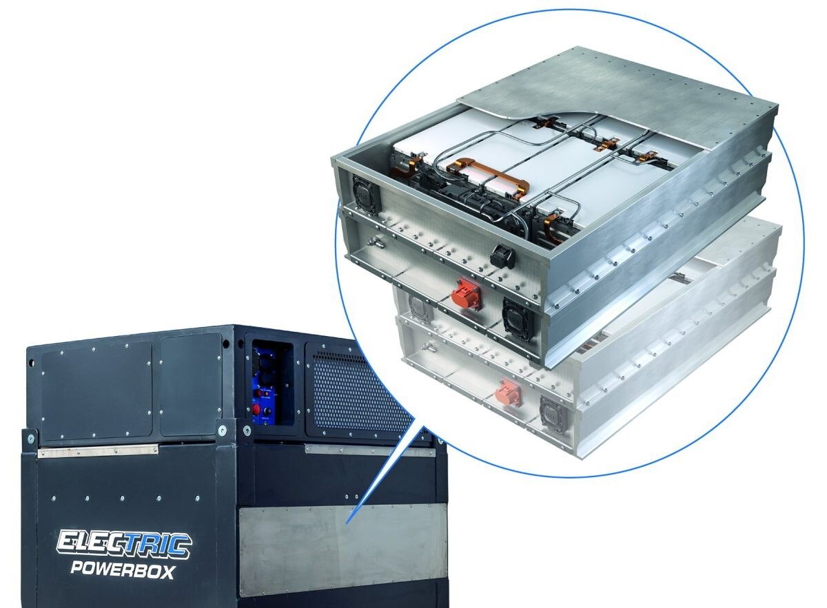 Webasto und E.C.E rüsten Bagger mit Batterietechnologie aus.