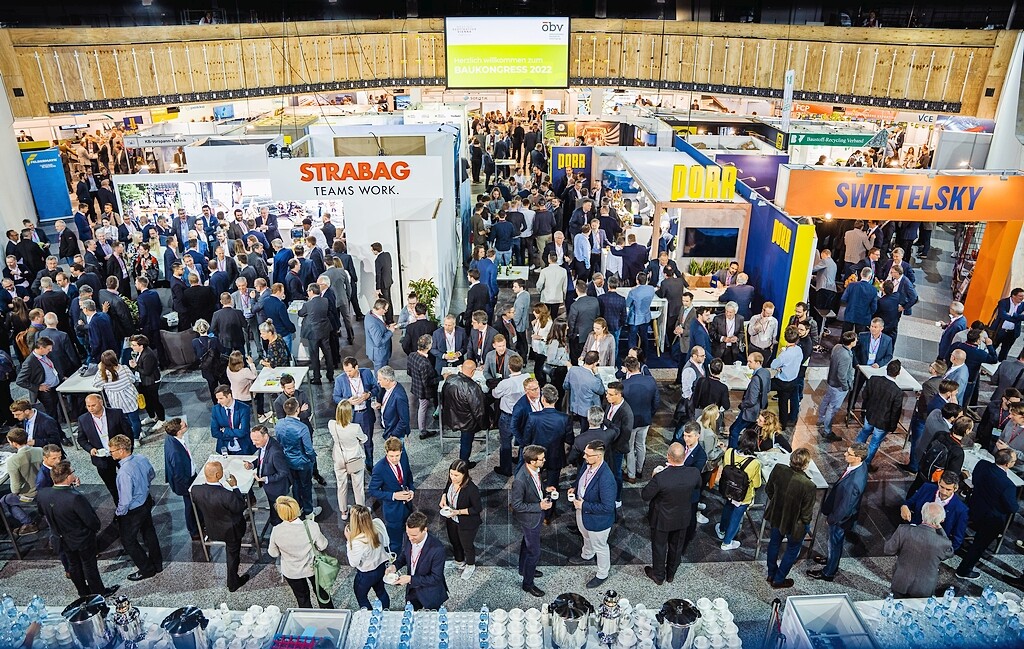 © ÖBV / Nadine Studeny Photography Über 100 Aussteller und 2.000 Besucher auf dem Baukongress 2022.