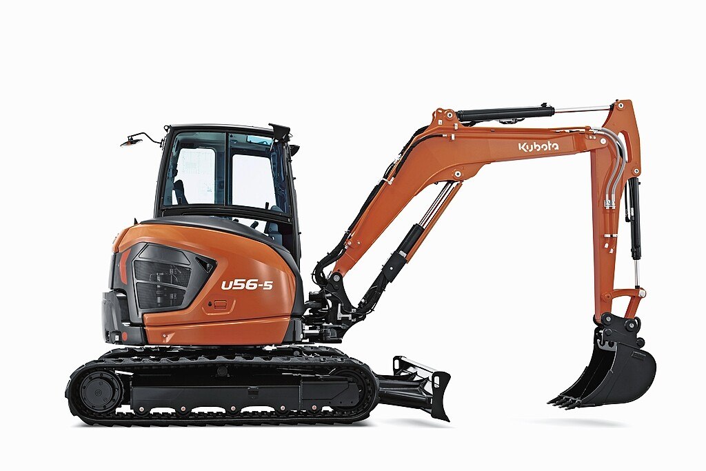 © Kubota Bagger der Kubota-5-Serie bieten einiges an Bedienkomfort. Auf der Bauma wird die gesamte Modellreihe zu sehen sein.