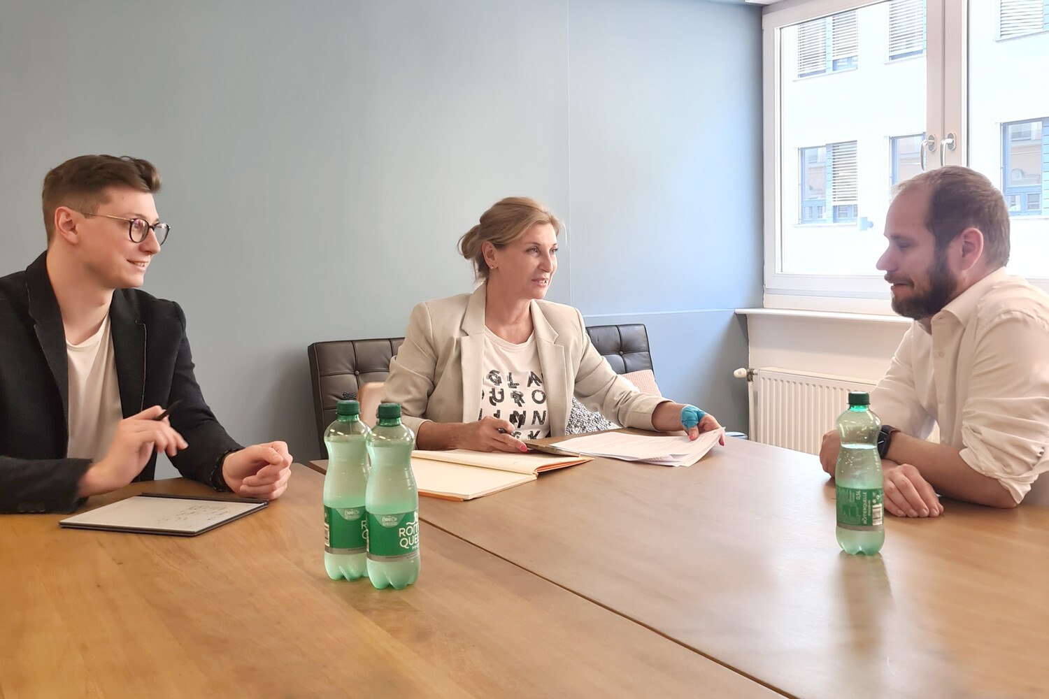 © BSC Consulting Eine Frau wird interviewt.