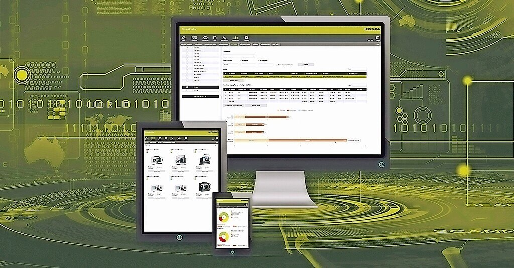 In der digitalen Werkstatt sieht der Anwender alle CNC-Maschinen und ihren aktuellen Produktionsstatus.