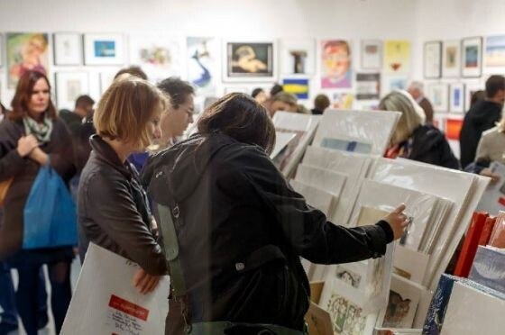 Impressionen vom Kunstsupermarkt in der Mariahilferstraße