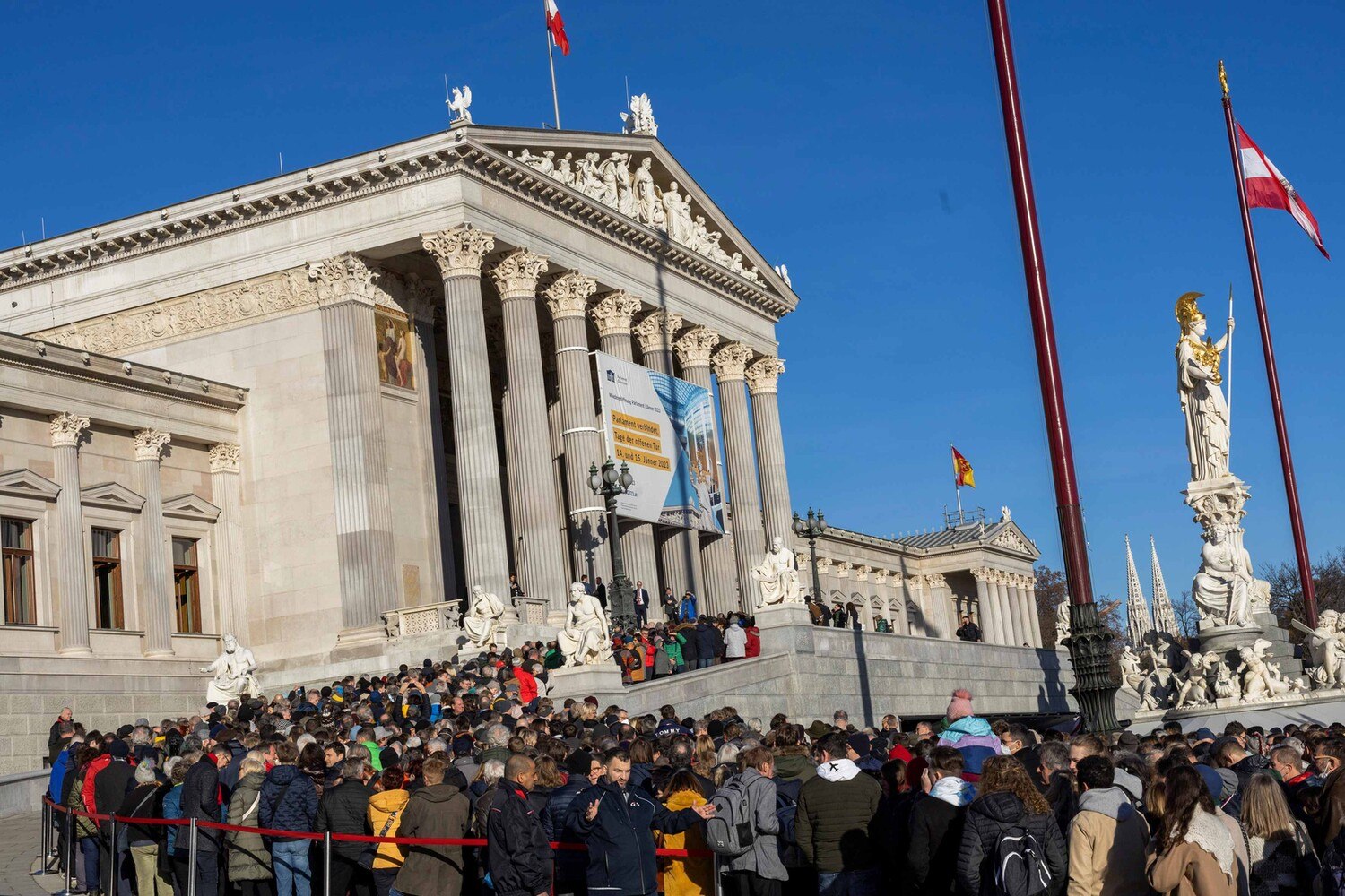 Parlamentseröffnung in Wien