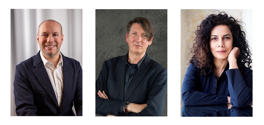 © Claas Wellhausen, Andreas Defner, CF Moller
v.l.n.r.: Henning Rieseler, Julian Weyer, Prof. Dr. Anupama Kundoo
Speaker:innen
