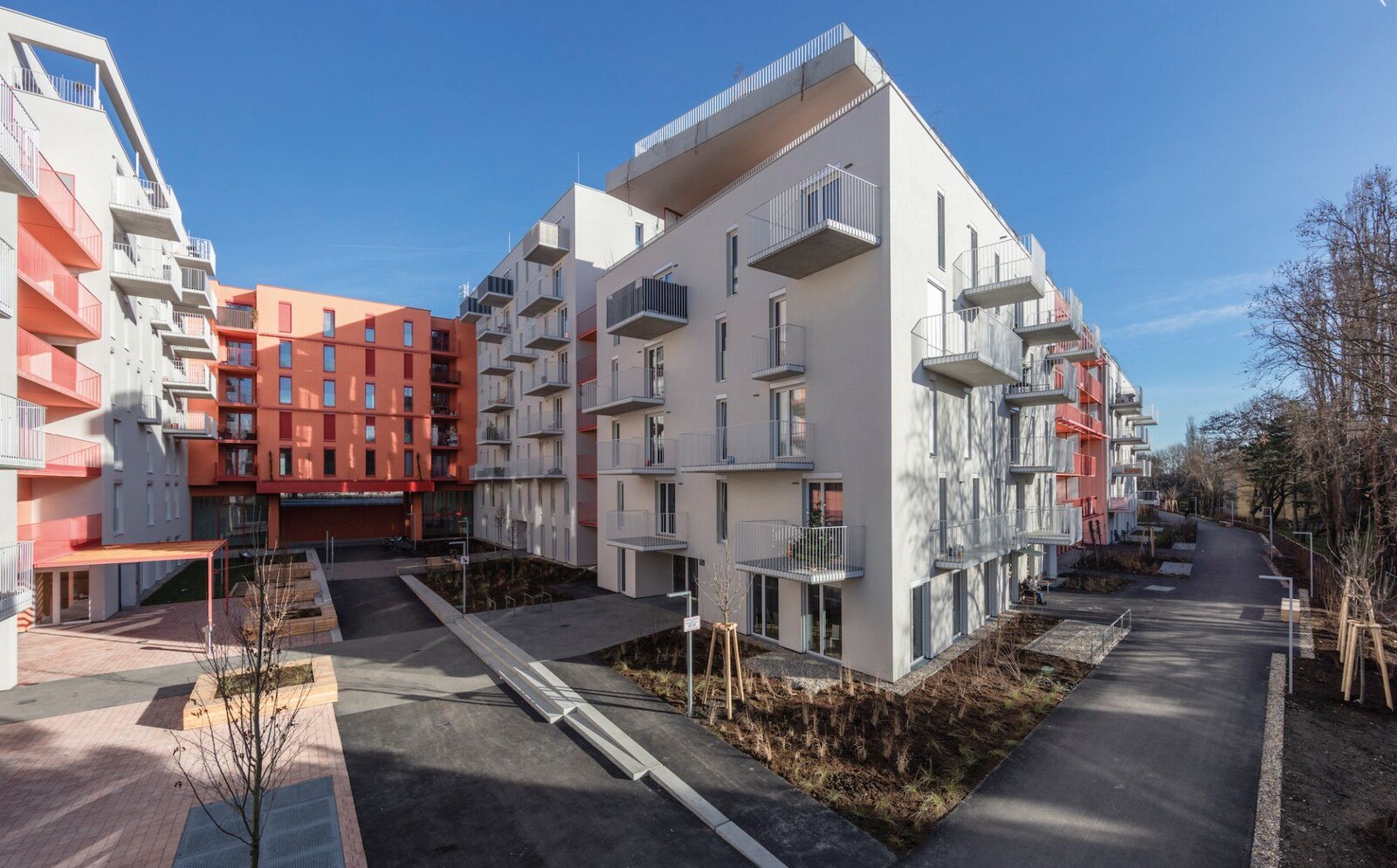 Siegerprojekt des Österreichischen Betonpreises 2023 in der Kategorie Neubau: Wohnquartier Wientalterrassen