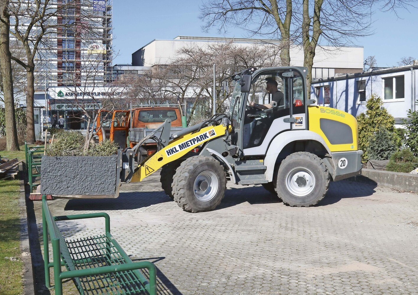 Zero Emission bei Miet-Baumaschinen