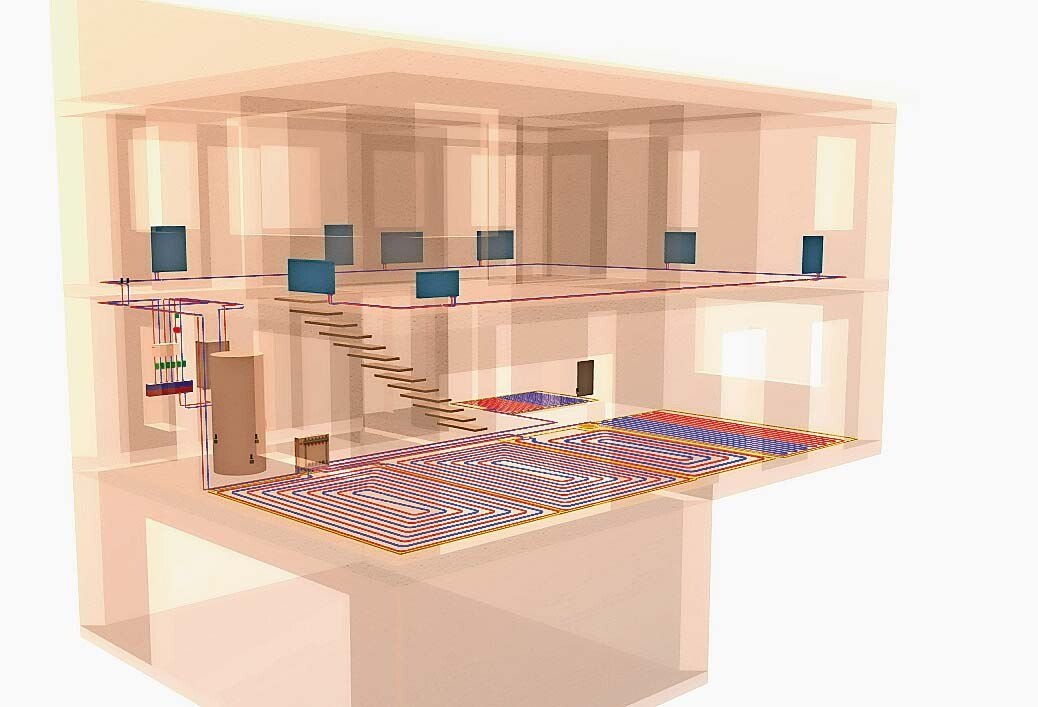 Gebäude-Datenmodell für TGA- oder Bauphysik-Bereich