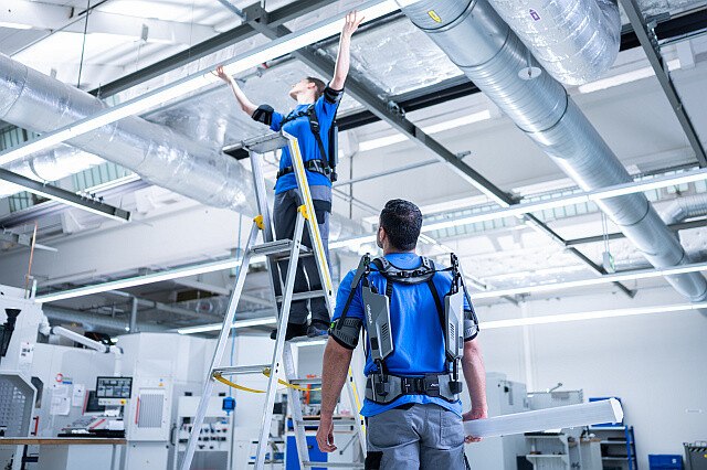 Exoskelett im Einsatz
