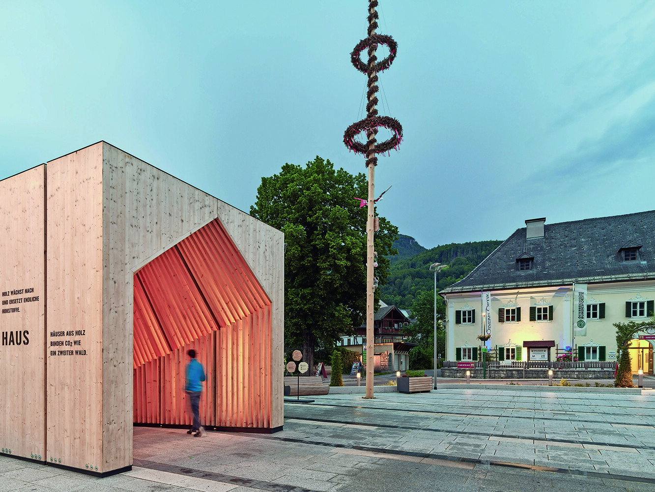 Passage aus Holz
