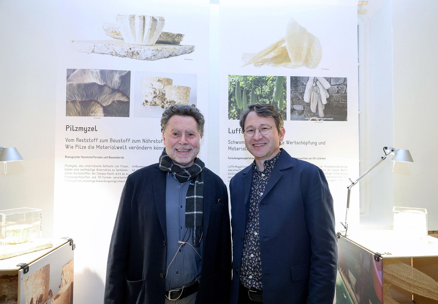 Höllbacher und Ebner in der Ausstellung