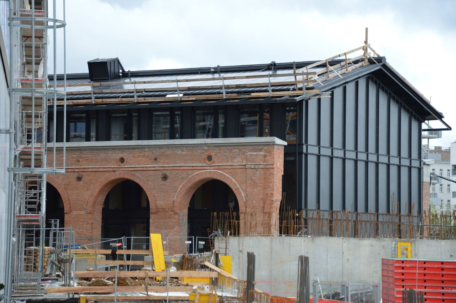 Baustellenreportage Gösserhalle