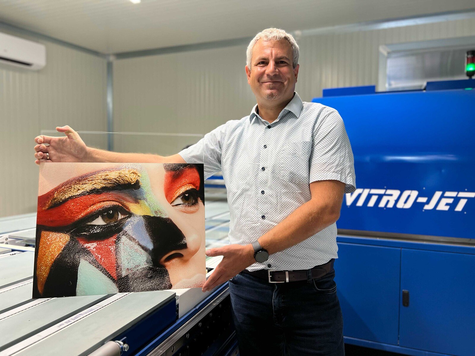 Mit dem neuen Drucker werden die Motive farbintensiv und fotorealistisch dargestellt. 