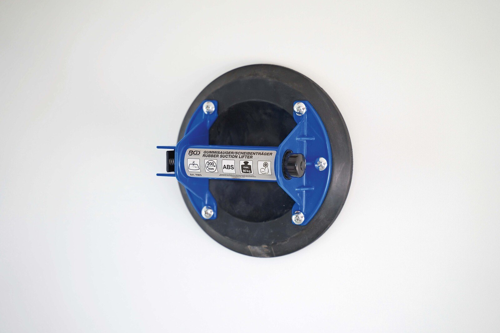 plattenhandling mit pumpsaugheber