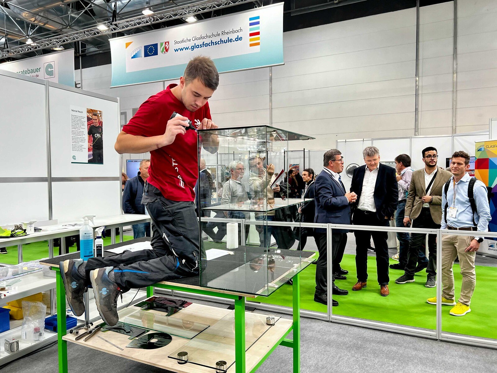 Österreichs EuroSkills-Kandidat Marcel Resch nahm als Gast am deutschen EuroSkills-Vorentscheid teil.