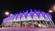 Fußballstadion in Tashkent.