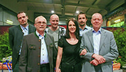 Die Gesellschafter der Firma ASTAM: Martin Schlacher, Alfred Jandl, Andreas Schlacher, Alexandra Stückler, Andreas Jandl und Klaus Schneider (rechts