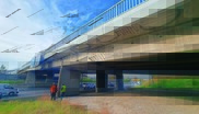 Bauwerksmonitoring an einer Brücke