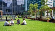 Klimaanpassung durch infrastrukturelles Grün: Begrünungen sind ein wirksames Mittel der architektonischen und städtischen Planung.